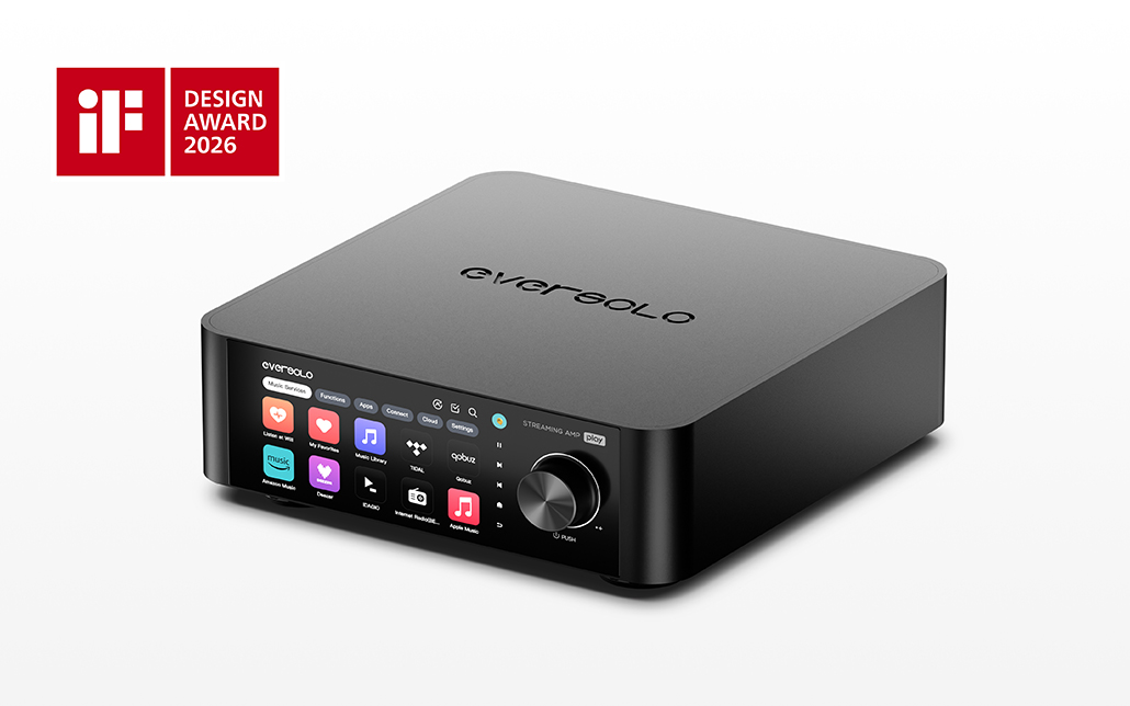 After EISA Recognition, Eversolo Play Wins the 2026 iF Design Award